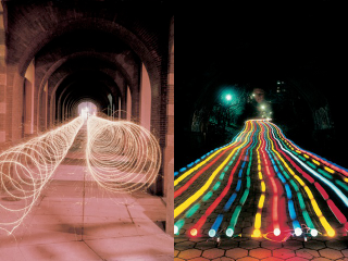 Illustration for article titled Light Paintings That Make the Real World Look like Tron